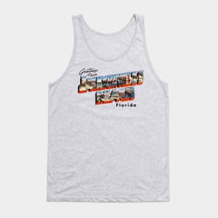 Greetings from Jacksonville Beach Florida Tank Top